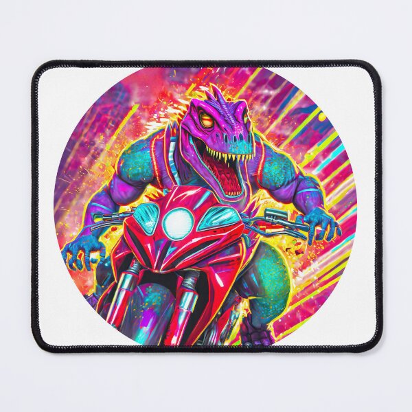 Item preview, Dinosaur on a supersport designed and sold by BADESIGNZZ.