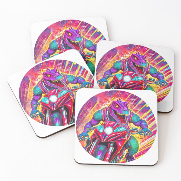 Item preview, Dinosaur on a supersport designed and sold by BADESIGNZZ.
