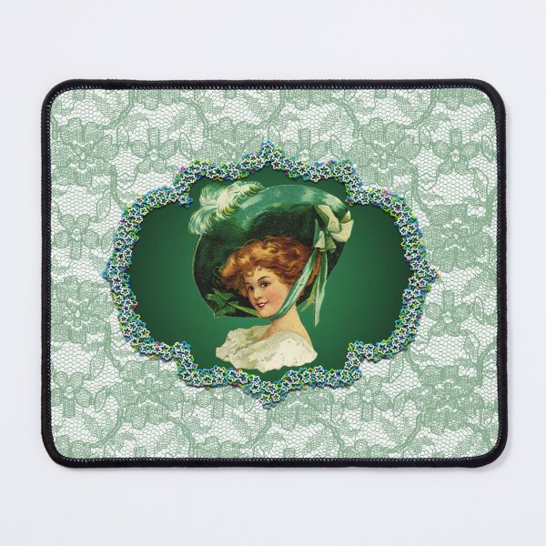 Item preview, St. Patricks Day Vintage Lady designed and sold by moondreamsmusic.