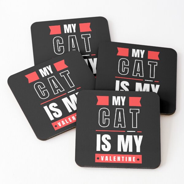 Item preview, My Cat Is My Valentine, Cat Lover designed and sold by saloui.