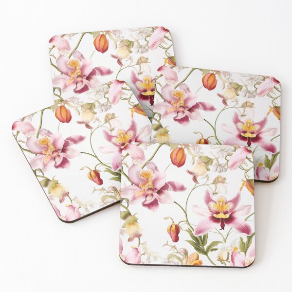 Item preview, Orchid Tile 14: Masquerade in Bloom, Spotted and Striped Exotica in Vibrant Hues designed and sold by TheBrainArt.