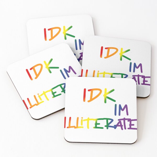 Item preview, IDK im illiterate designed and sold by AwkwardDuckling.
