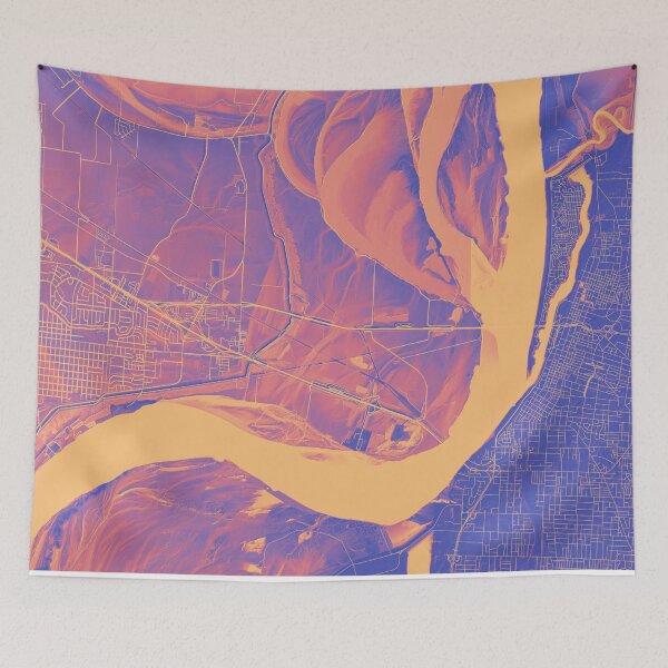 Item preview, Memphis on the Mississippi River, in sunset designed and sold by DreamingBeetle.