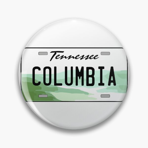 Item preview, Columbia Tennessee License Plate designed and sold by Decal Mania.