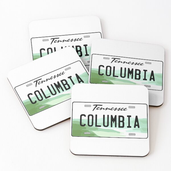 Item preview, Columbia Tennessee License Plate designed and sold by Decal Mania.