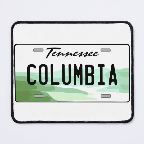 Item preview, Columbia Tennessee License Plate designed and sold by Decal Mania.