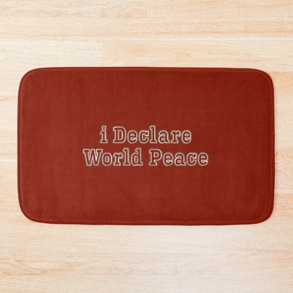 Item preview, #IDWP  multi-lined, multi-colored peace declaration. iDeclareWorldPeace.org  designed and sold by IDWP.