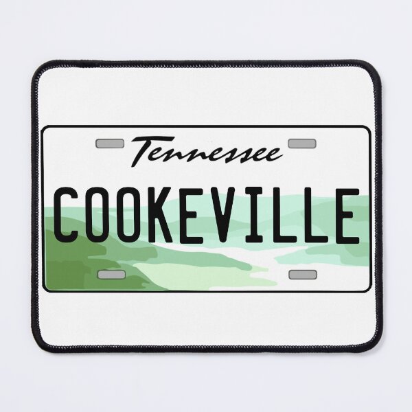 Item preview, Cookeville Tennessee License Plate designed and sold by Decal Mania.