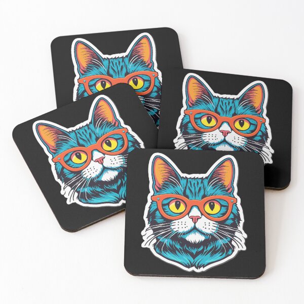 Item preview, Funny Cat With Glasses designed and sold by rereplay.
