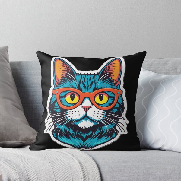 Item preview, Funny Cat With Glasses designed and sold by rereplay.
