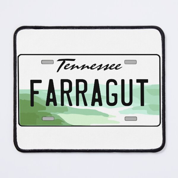 Item preview, Farragut Tennessee License Plate designed and sold by Decal Mania.