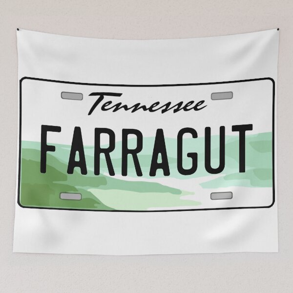 Item preview, Farragut Tennessee License Plate designed and sold by Decal Mania.