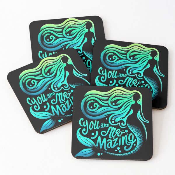 Item preview, The Mermaid Embrace: You are Mer-Mazing. designed and sold by momoworlddesign.
