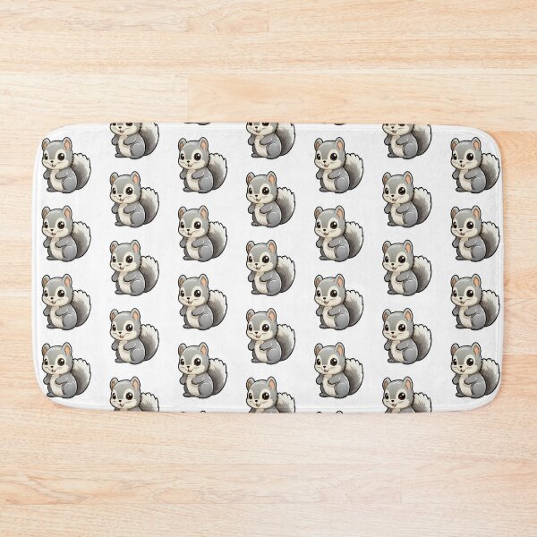 Item preview, Grey Squirrel Kawaii UK Animal Inspired Art and Stickers designed and sold by CDC40.