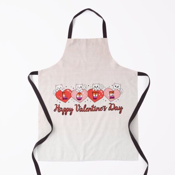 Item preview, Cute Cats With Hearts, Lesbian Flag Colors designed and sold by Savchuk-Vova.