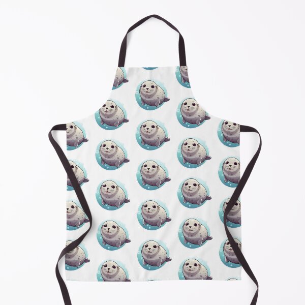 Item preview, Harbour Seal Kawaii UK Animal Inspired Art and Stickers designed and sold by CDC40.
