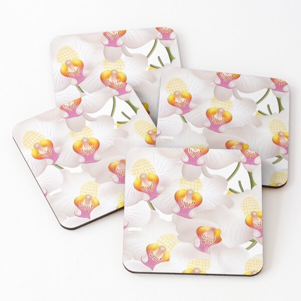 Item preview, Orchid Tile 15: Masquerade in Bloom, Spotted and Striped Exotica in Vibrant Hues designed and sold by TheBrainArt.