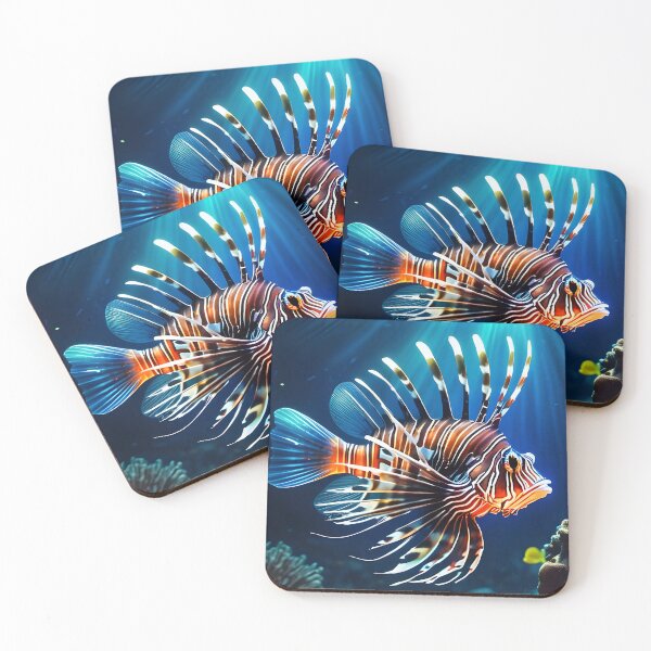 Item preview, Lionfish In The Ocean designed and sold by TheArtOfPat.