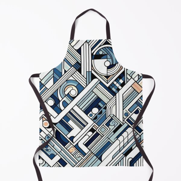 Item preview, Geometric abstraction. Minimalistic style. Blue 2 designed and sold by Cute-Forever.