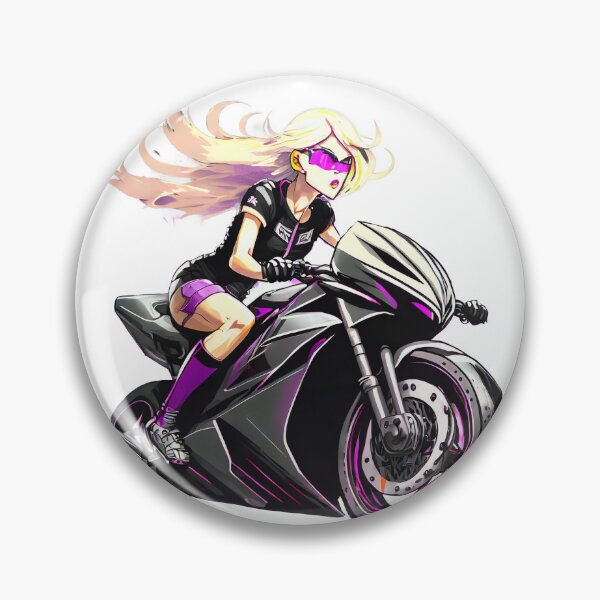 Item preview, Bikerlady out for a ride designed and sold by BADESIGNZZ.