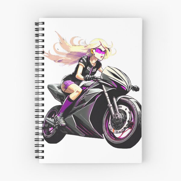 Item preview, Bikerlady out for a ride designed and sold by BADESIGNZZ.