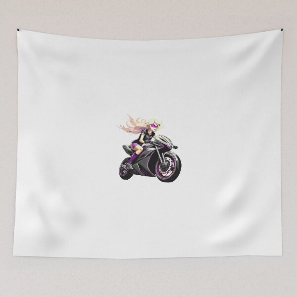 Item preview, Bikerlady out for a ride designed and sold by BADESIGNZZ.