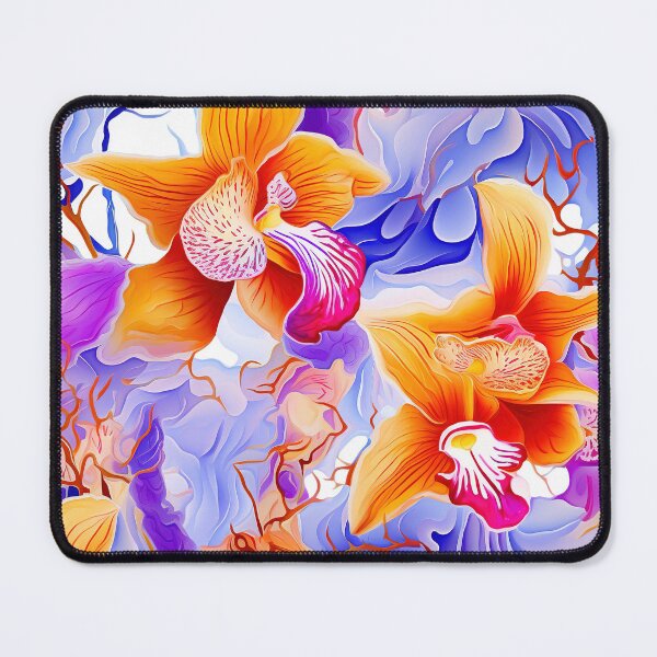 Item preview, Orchid Tile 16: Masquerade in Bloom, Spotted and Striped Exotica in Vibrant Hues designed and sold by TheBrainArt.