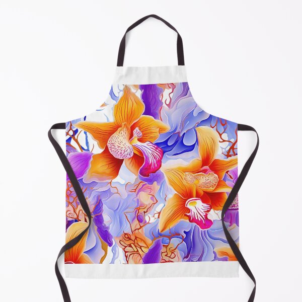 Item preview, Orchid Tile 16: Masquerade in Bloom, Spotted and Striped Exotica in Vibrant Hues designed and sold by TheBrainArt.
