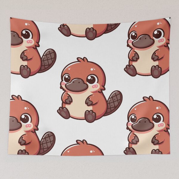 Item preview, Playful Platypus Cartoon designed and sold by ArtfulWeave.