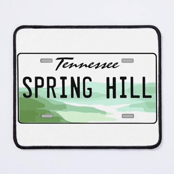 Item preview, Spring Hill Tennessee License Plate designed and sold by Decal Mania.