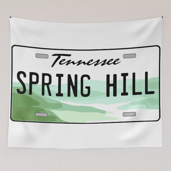 Item preview, Spring Hill Tennessee License Plate designed and sold by Decal Mania.