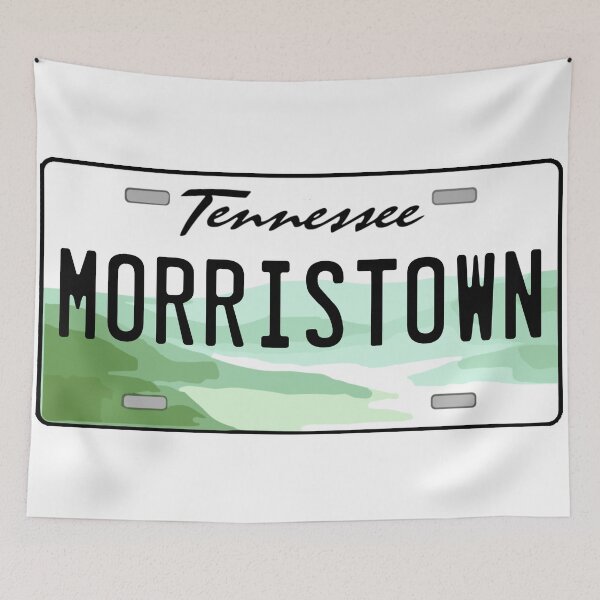 Item preview, Morristown Tennessee License Plate designed and sold by Decal Mania.