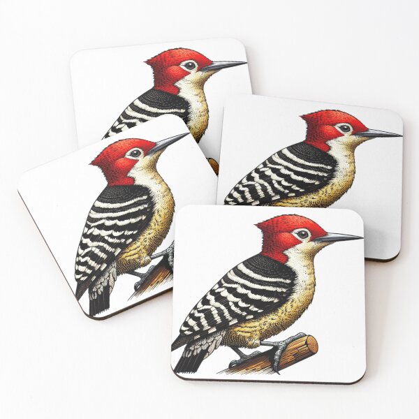 Item preview, Red-headed Woodpecker bird designed and sold by Roberto Almeida.