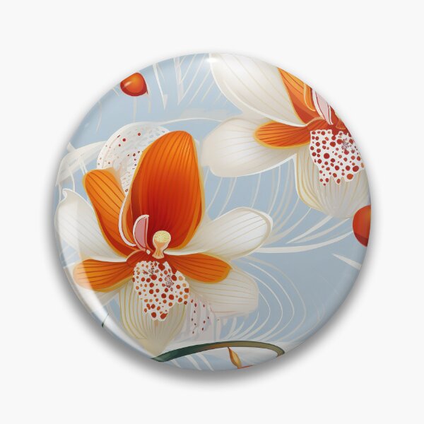 Item preview, Orchid Tile 17: Masquerade in Bloom, Spotted and Striped Exotica in Vibrant Hues designed and sold by TheBrainArt.