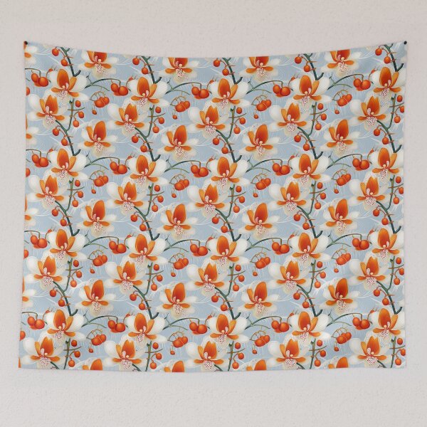 Item preview, Orchid Tile 17: Masquerade in Bloom, Spotted and Striped Exotica in Vibrant Hues designed and sold by TheBrainArt.