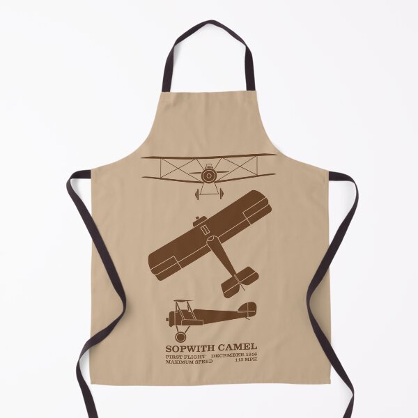 Item preview, Sopwith Camel British WW1 Biplane Silhouette Infographic Diagrams designed and sold by MilitaryMart.