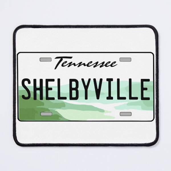 Item preview, Shelbyville Tennessee License Plate designed and sold by Decal Mania.