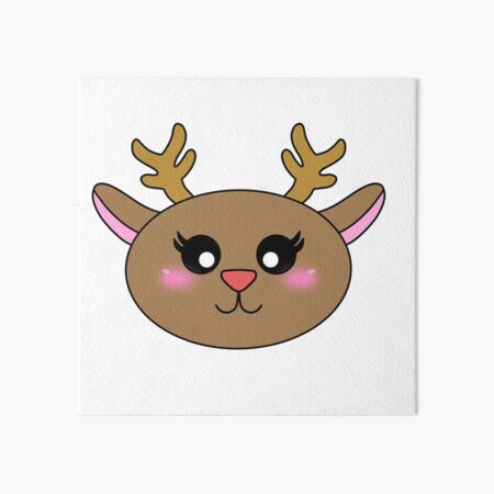 Item preview, Cute red nose Reindeer illustration  designed and sold by FlaviaDesenha.