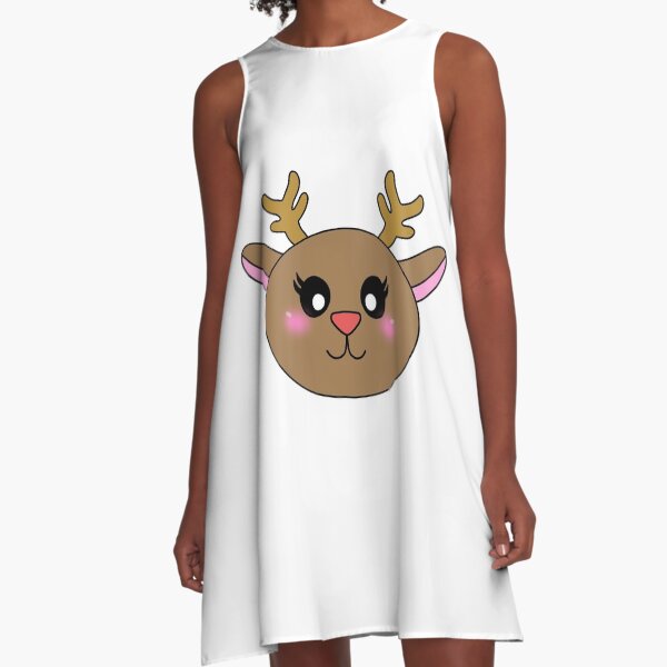 Item preview, Cute red nose Reindeer illustration  designed and sold by FlaviaDesenha.