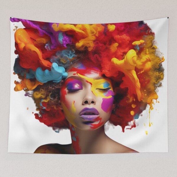 Item preview, Colorful Woman designed and sold by Thingsnsich.