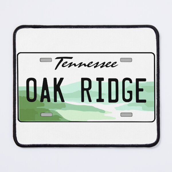 Item preview, Oak Ridge Tennessee License Plate designed and sold by Decal Mania.