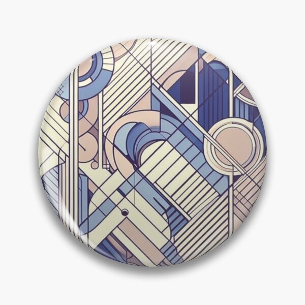 Item preview, Geometric abstraction. Minimalistic style. Blue 3 designed and sold by Cute-Forever.