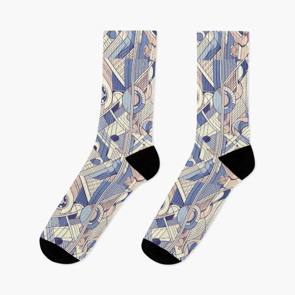 Item preview, Geometric abstraction. Minimalistic style. Blue 3 designed and sold by Cute-Forever.