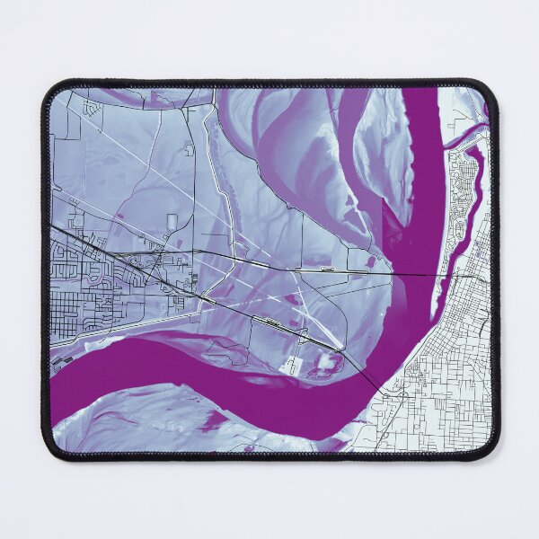 Item preview, Memphis on the Mississippi River, in Raspberry Wine designed and sold by DreamingBeetle.
