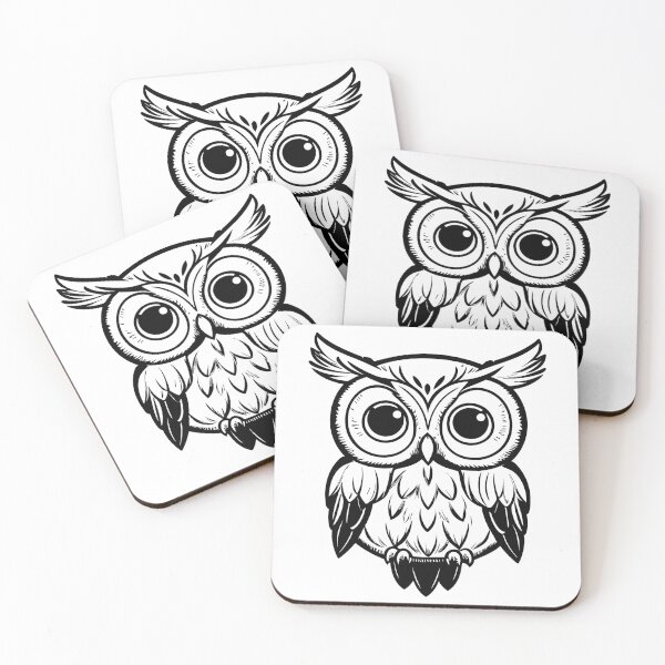 Aperçu de l'œuvre Mignon bébé hibou créée et vendue par Graphicsmax.
