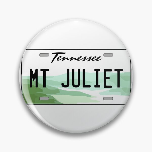 Item preview, Mount Juliet Tennessee License Plate designed and sold by Decal Mania.
