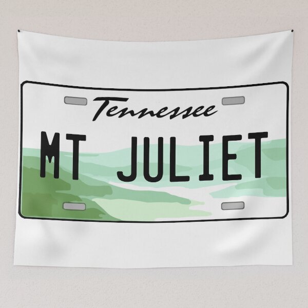 Item preview, Mount Juliet Tennessee License Plate designed and sold by Decal Mania.