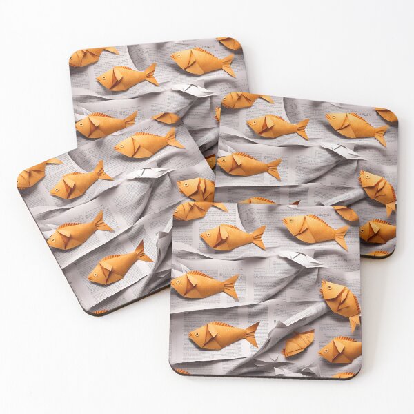 Item preview, Origami Art - Hooked on News: A Fin-tastic Look at the Fishy World designed and sold by ArtfulFolds.