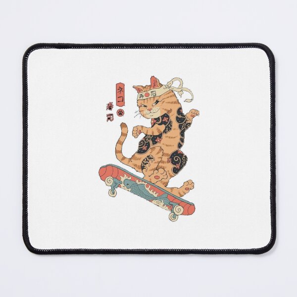 Item preview, Ninja skater cat designed and sold by Dittery.