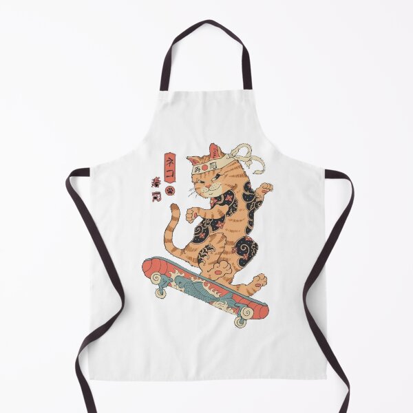 Item preview, Ninja skater cat designed and sold by Dittery.